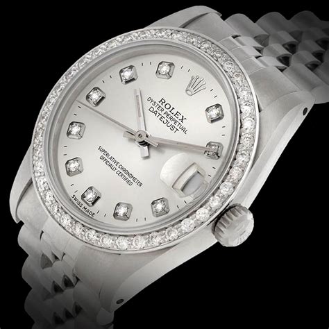 rolex datejust quadrante argento con brillanti|Acquista Rolex Datejust su Chrono24.